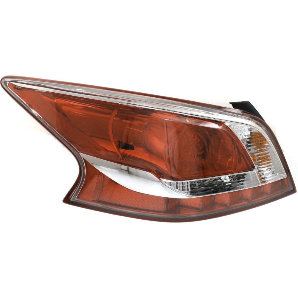 LED Tail Light For 2013-2014 Nissan Altima Sedan Left Clear & Red Lens W/ Bulbs