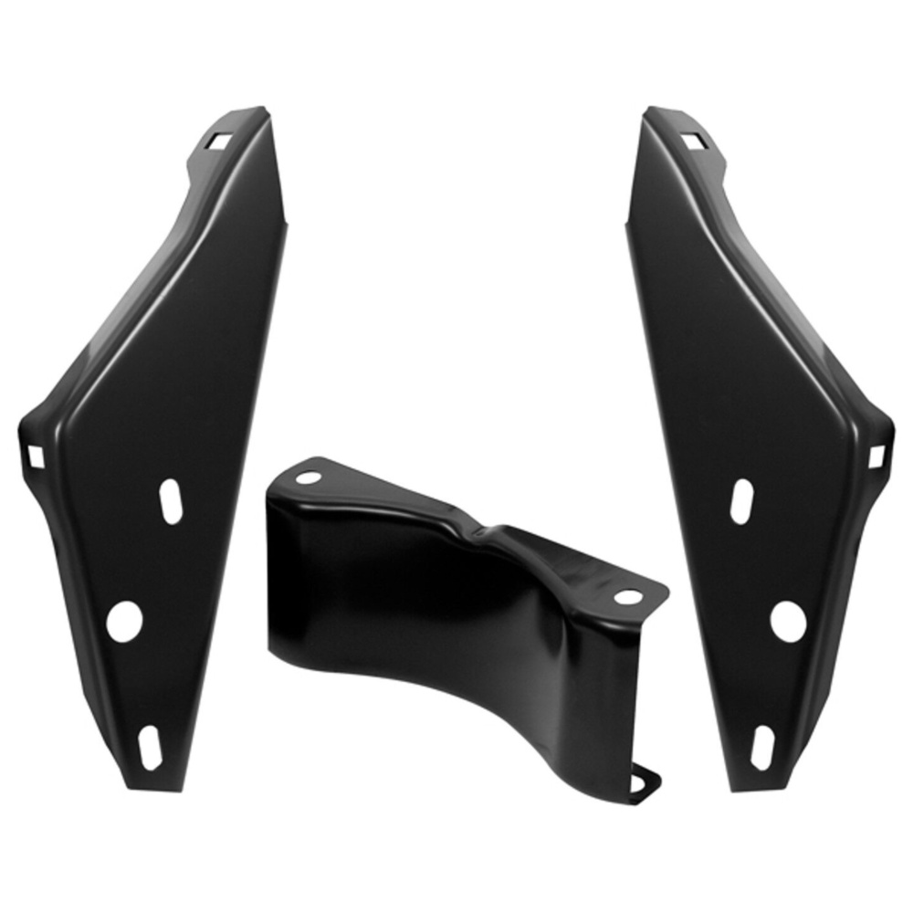 For Pontiac 1966 GTO Base U/K Rear Bumper Brackets Support 3-pcs Set