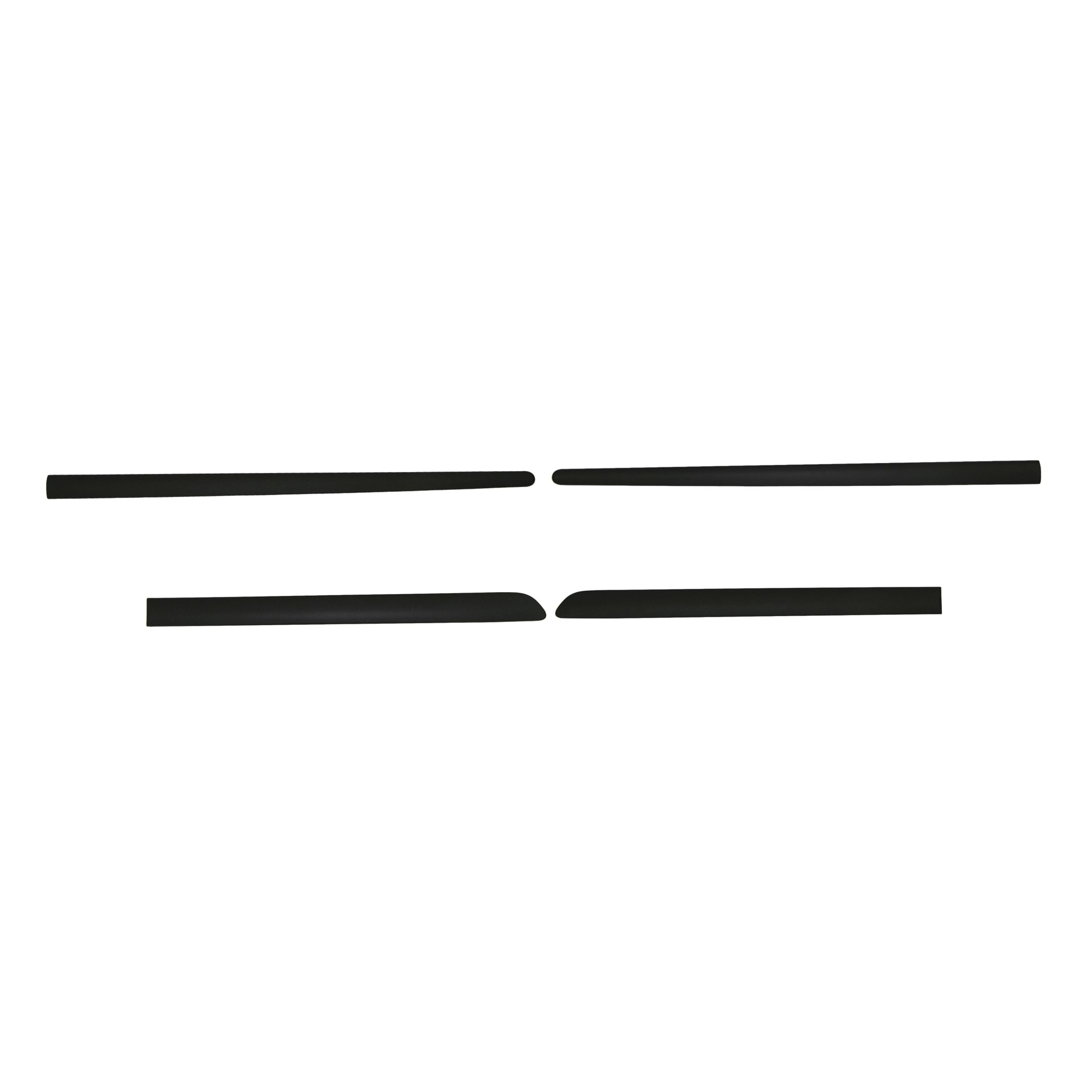 For 2005-2006 Golf GLS Hatchback Front/Rear Door Moulding Trim Textured 4pcs