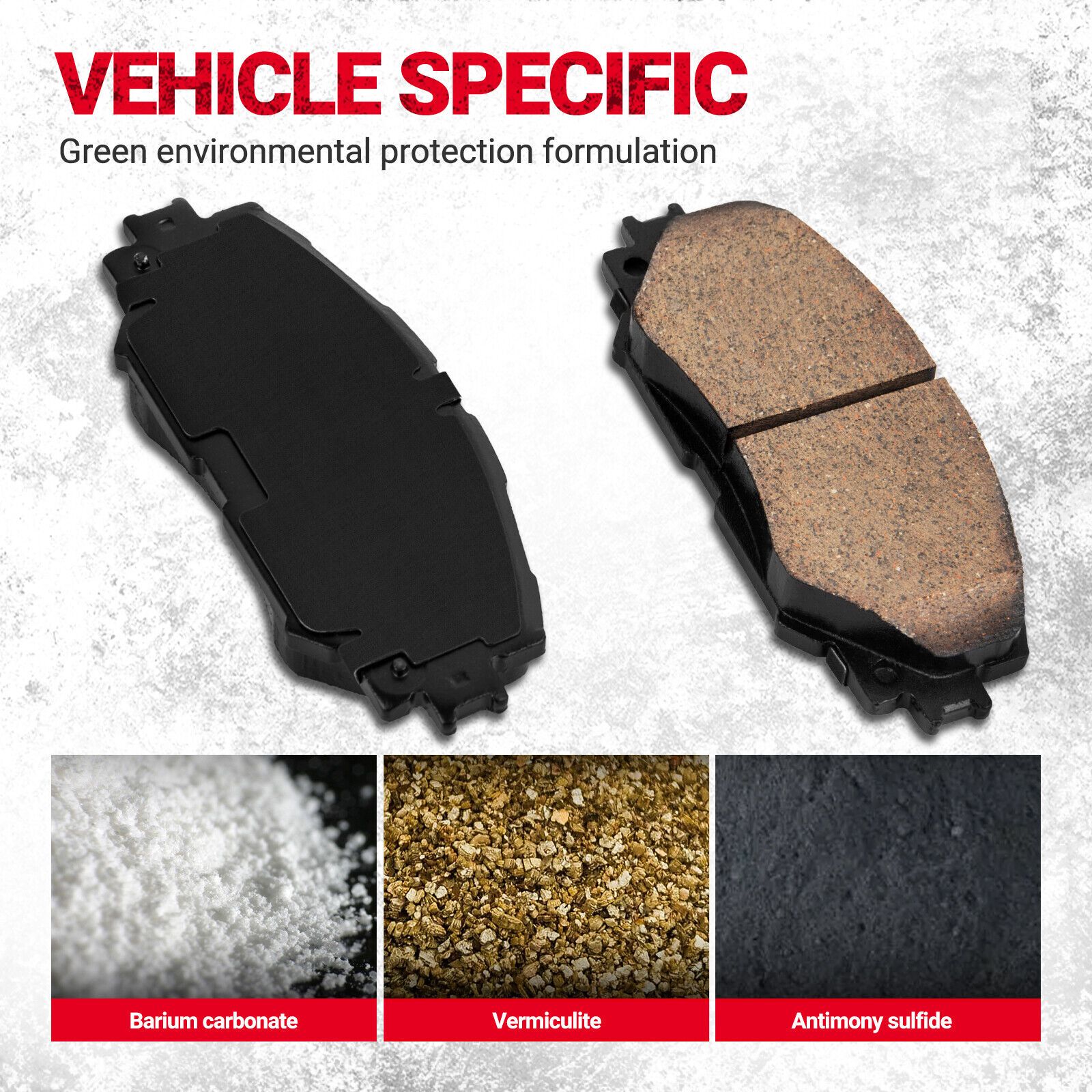 Front Ceramic Brake Pad Kit For Toyota Corolla RAV4 Prius V Matrix Scion XB XD