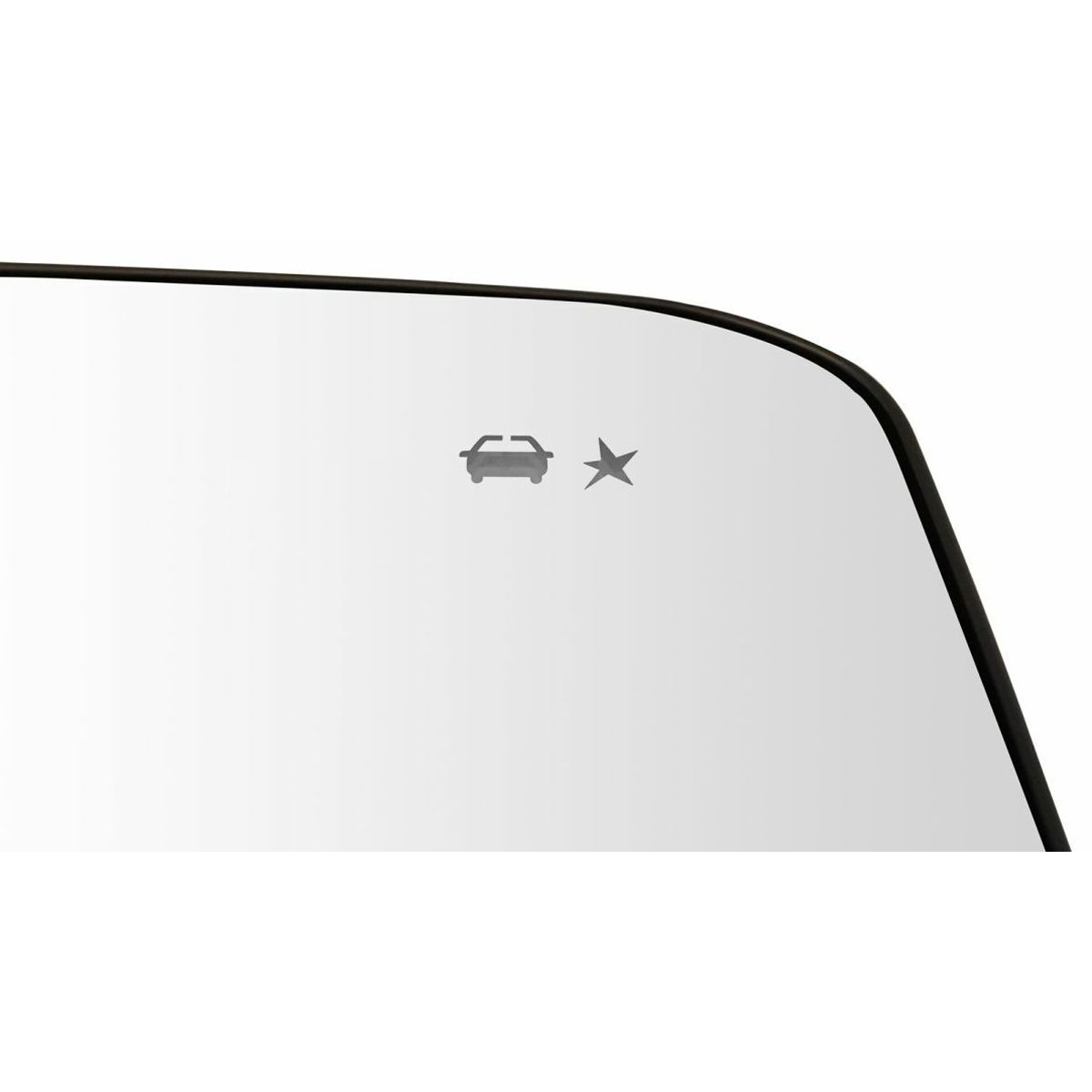Mirror Glass Heated Blind Spot Detection Upper Passenger Right For GM SUV