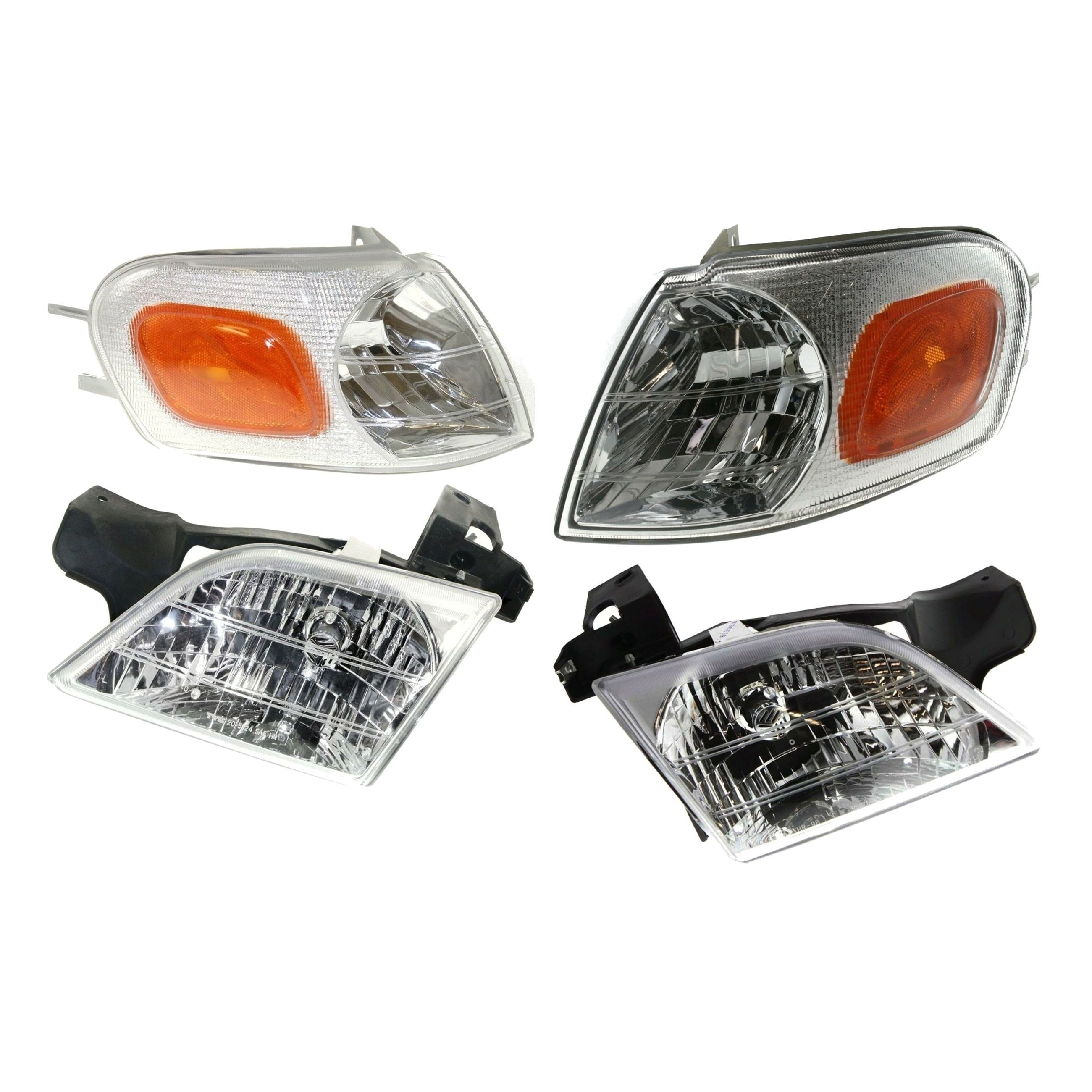 For Venture Silhouette Montana Trans Sport Headlights W/Signal Corner Lights 4PC