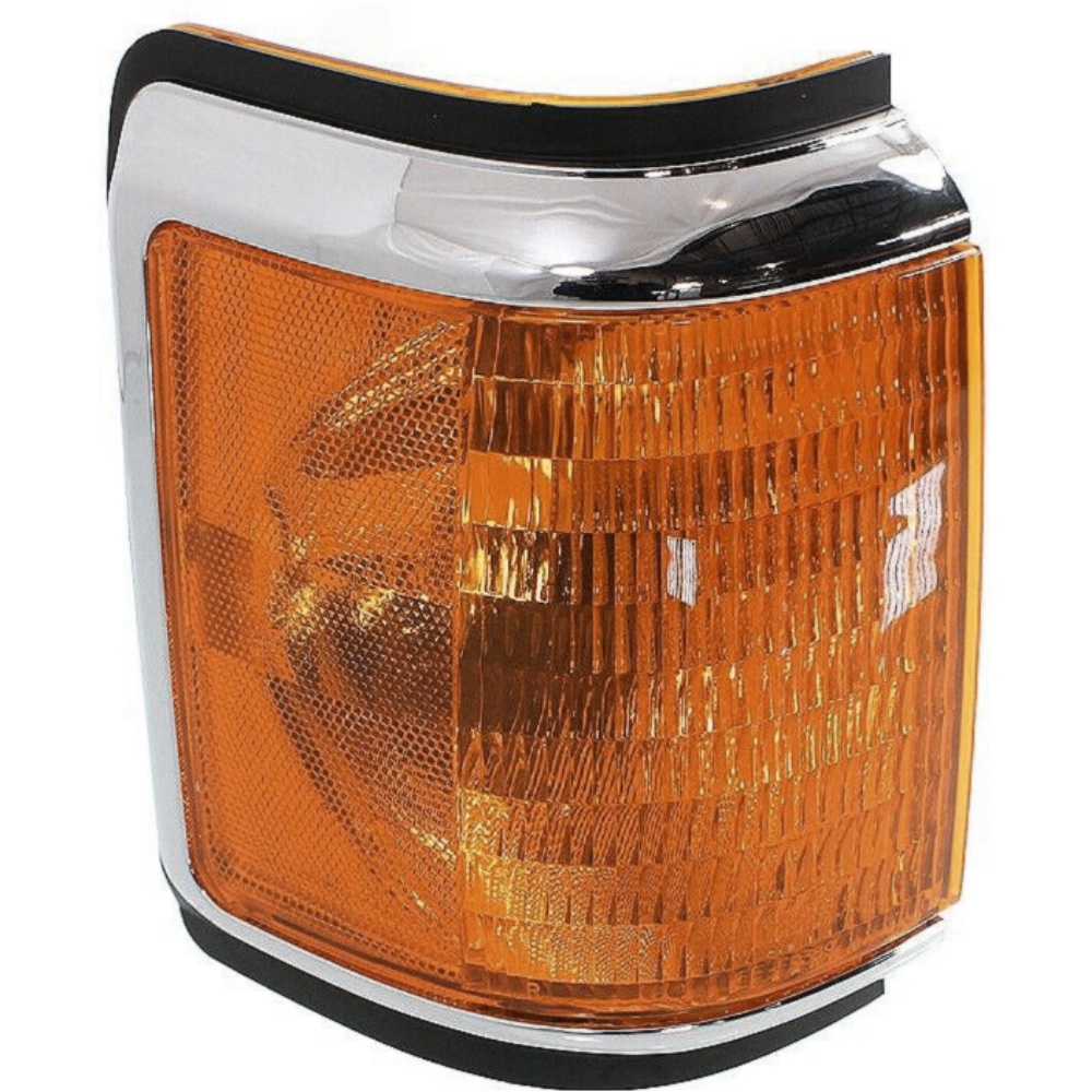 Corner Light For 1987-1991 Ford W/ Chrome Trim Set Of 2 Left & Right