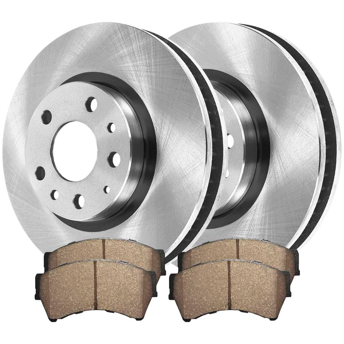 For 2007-2012 MKZ 2006-2011 Milan 2006-2012 Fusion Front Rotors And Ceramic Pads