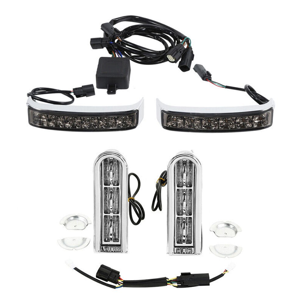 Saddlebag LED Insert Support Light Brake Turn Light For Harley-Davidson