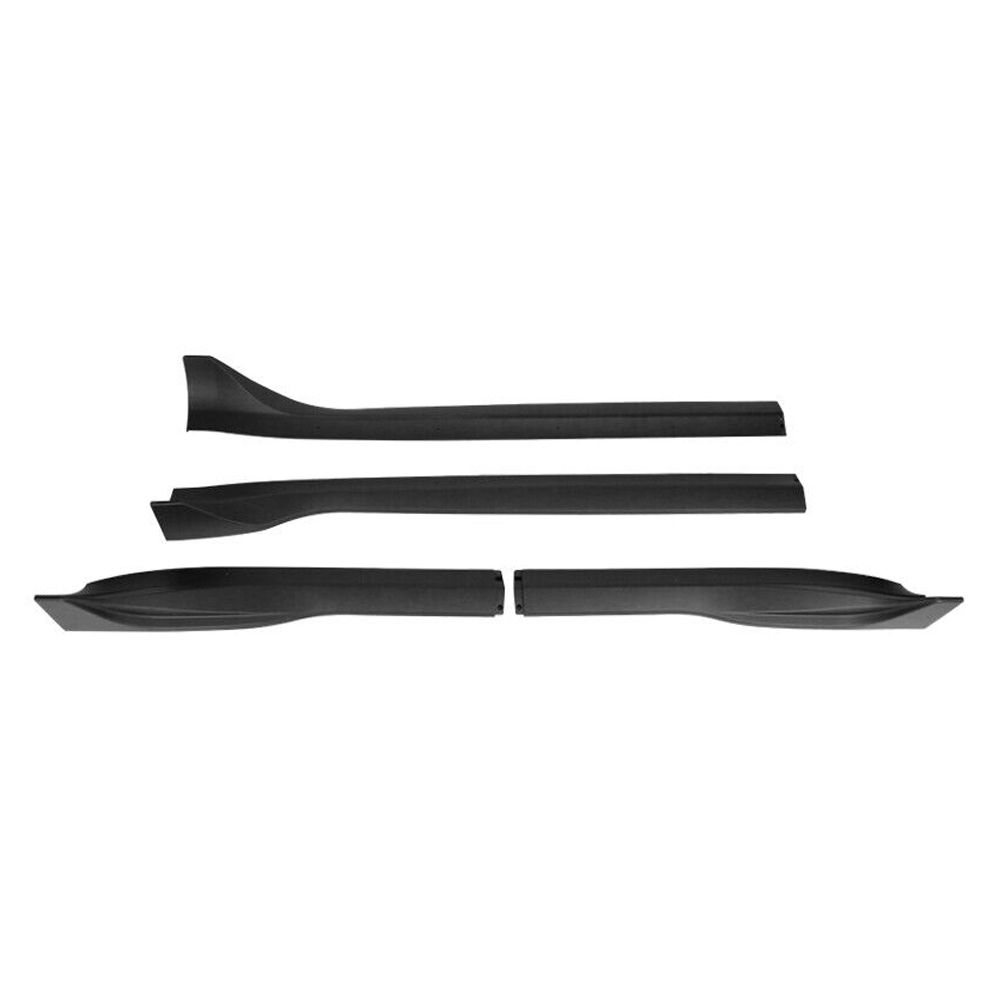 For Tesla 17-23 Tesla Model 3 Side Skirt Rocker Panel Extension Lip Matte Black