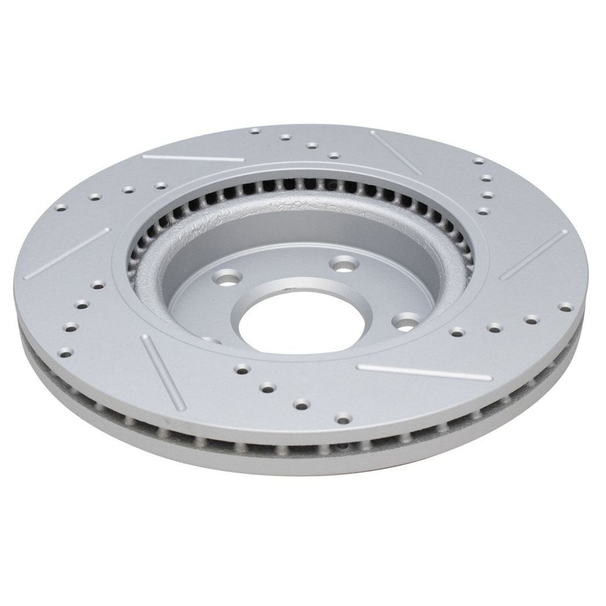 Front For 2007-2013 Altima Drilled & Slotted Brake Rotor & Posi Ceramic Pad Set