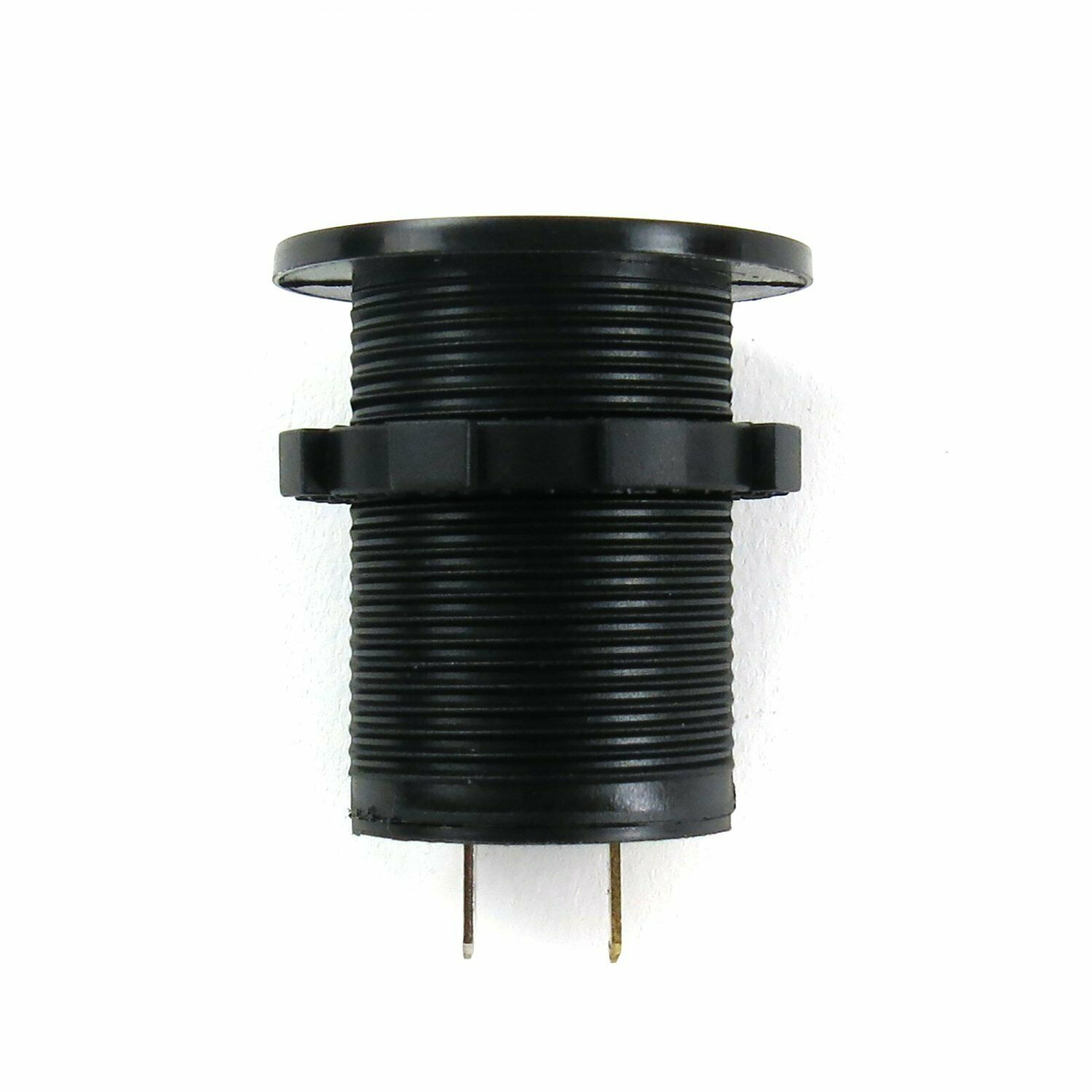 3 Sets Of - Black Dash Mount Dual Port USB Charger - Replaces Cigarette Lighter