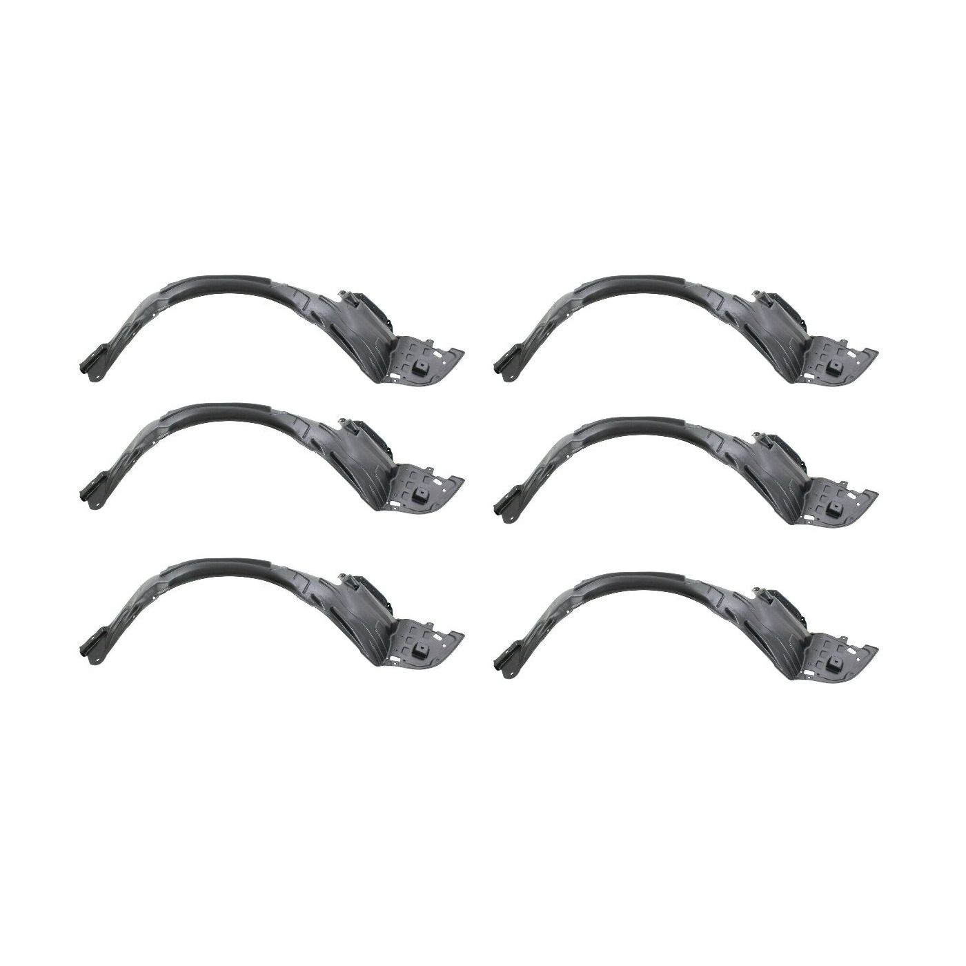 6 Sets Of - Fender Liner For Honda 2005-2007 Odyssey Mini Passenger Van Front Right