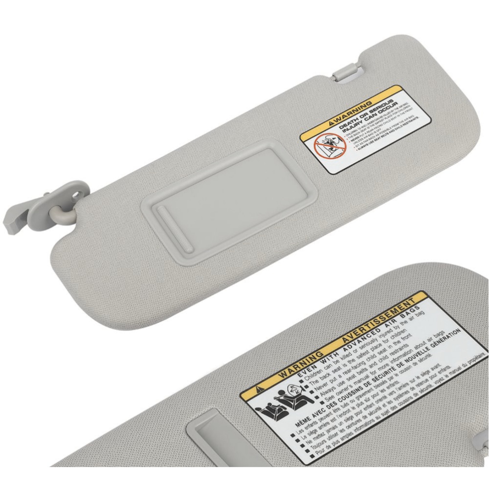 2 Sets Of - Car Sun Visor Driver Left Gray Left 852103X000TX For 11-15 Hyundai