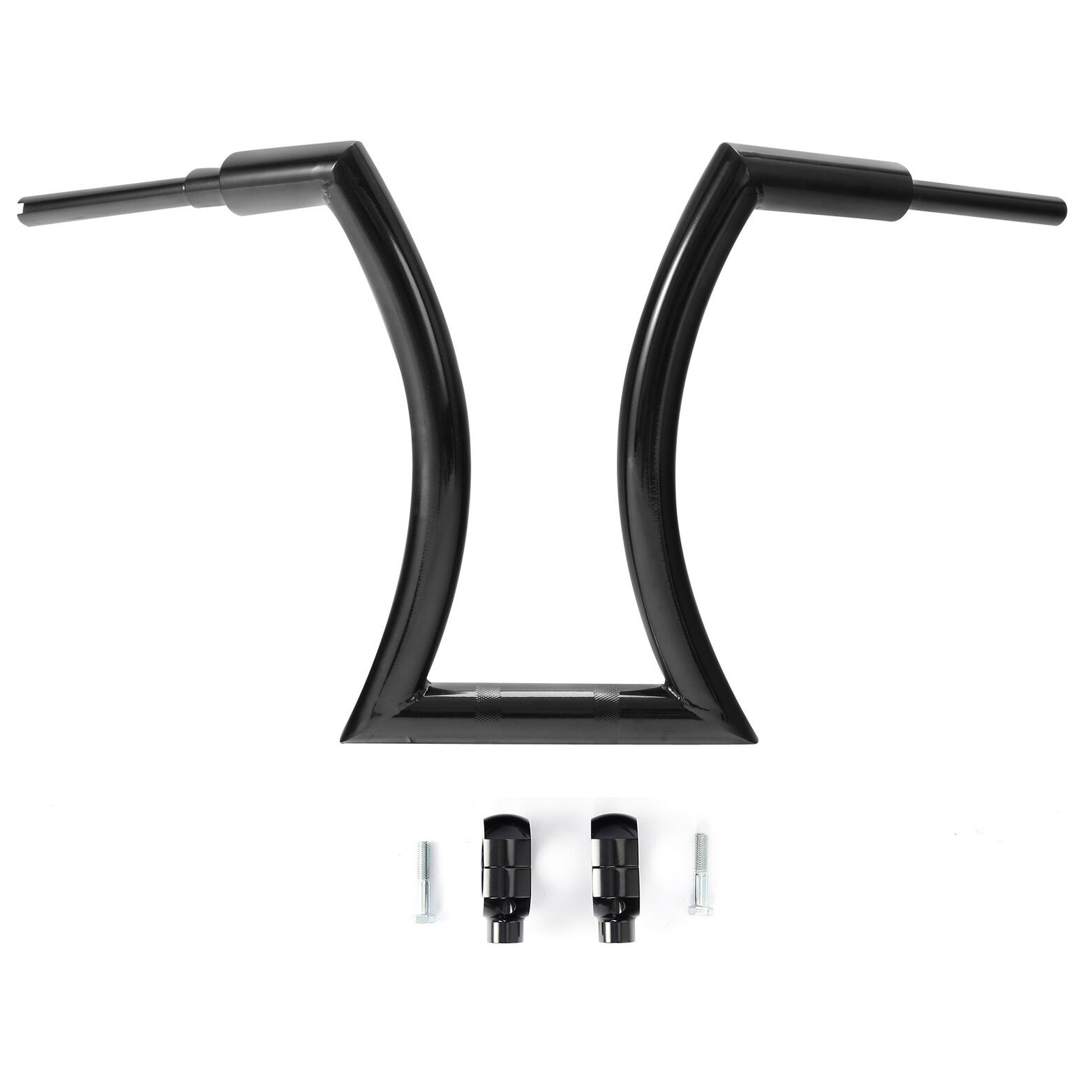20" Rise 2" Hanger Handlebar W/ Risers Fit For Harley-Davidson Harley
