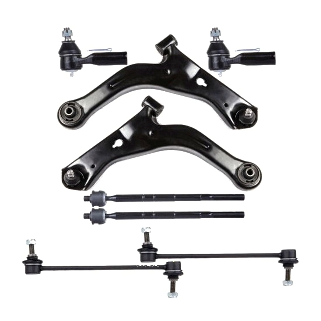 8pcs For 2001-2004 Ford Escape Mazda Tribute Lower Control Arm Sway Bar Link Kit