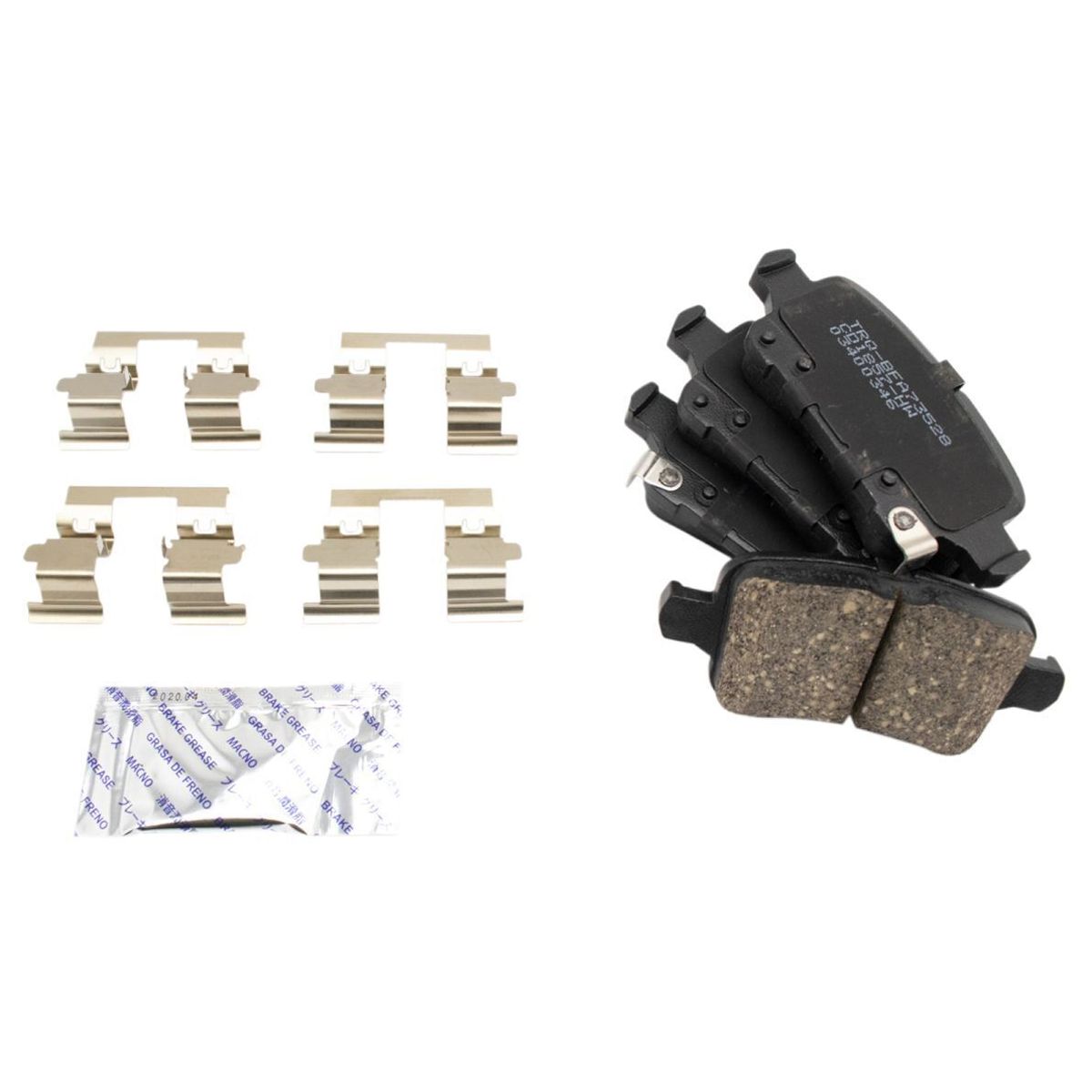 Rear Ceramic Disc Brake Pads & Rotor Kit For 2017-2019 Cruze Hatchback Volt