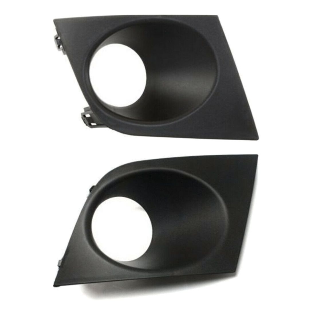 Fog Light Trim Set For 2007-2012 Nissan Versa Left & Right W/ Fog Light Hole 2Pc