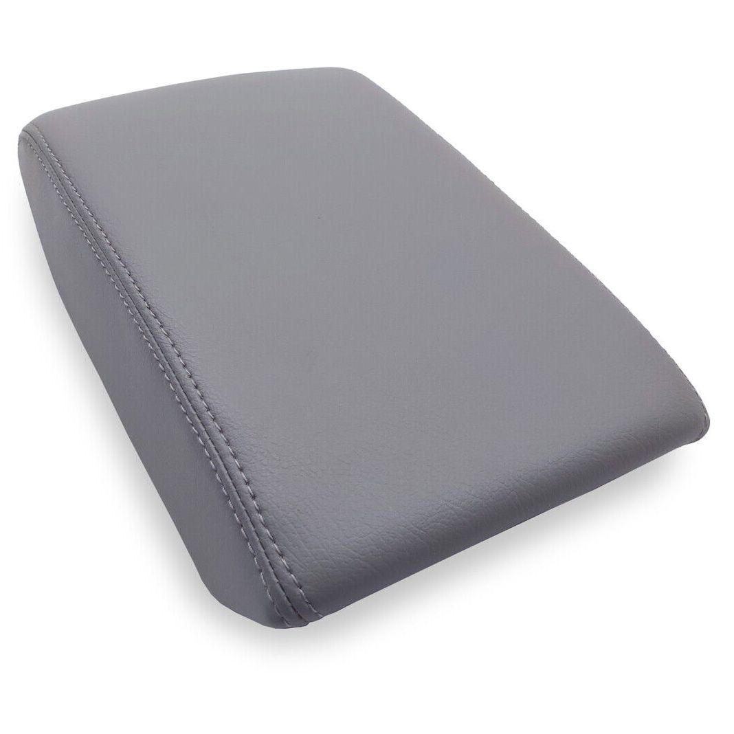 Console Lid Armrest Cover PVC Leather For Subaru Forester 2019-2020 Gray