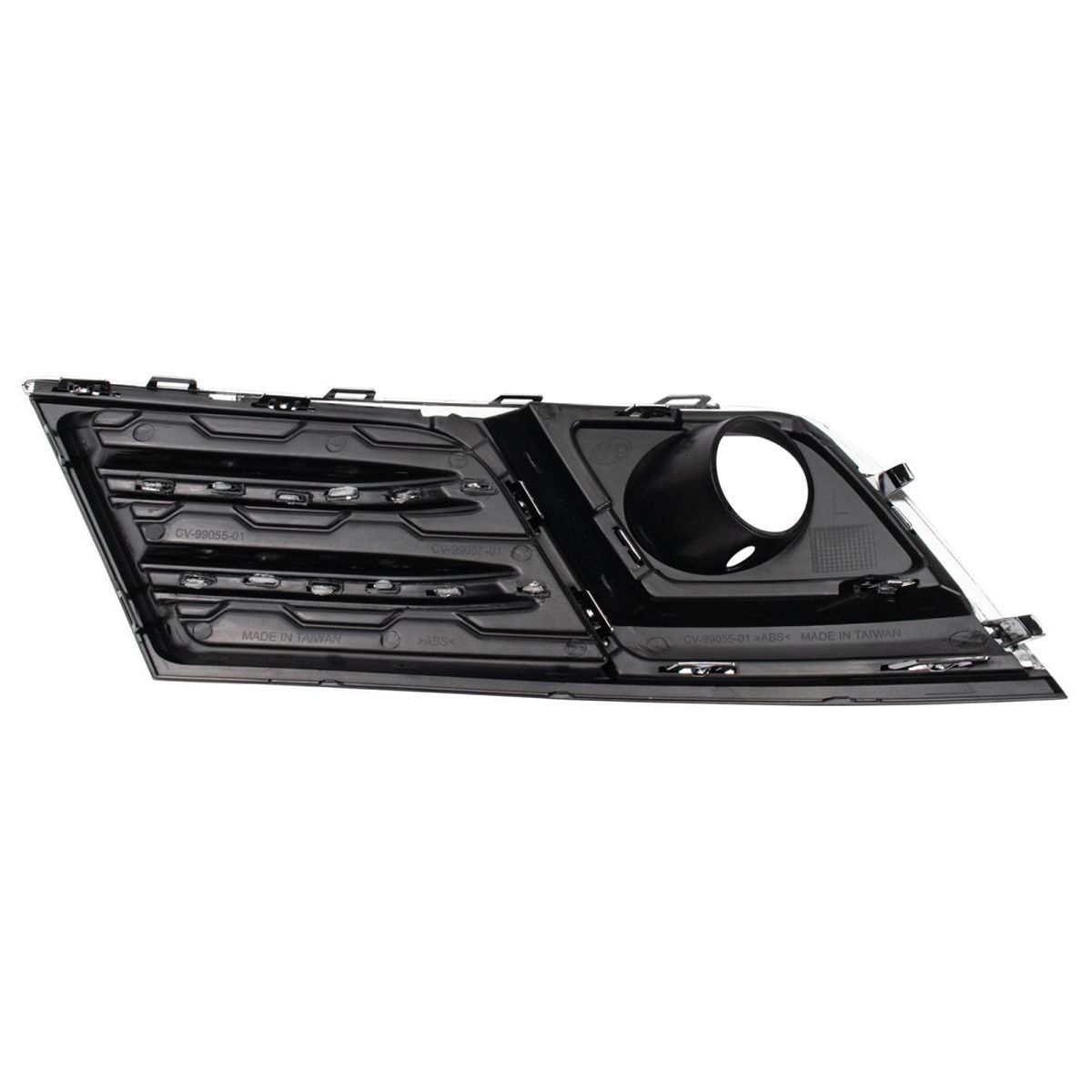 For 13-16 Chevrolet Traverse LTZ Sport Utility Fog Light Bezel Chrome & Black