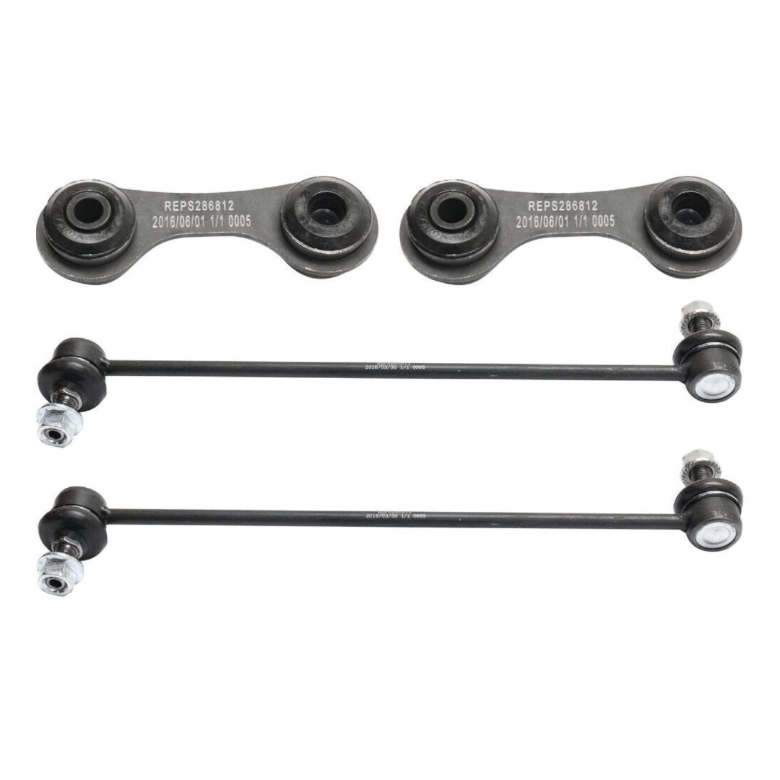 Set Of 4 Sway Bar Links Front & Rear Driver Passenger Side For Saab Left Right