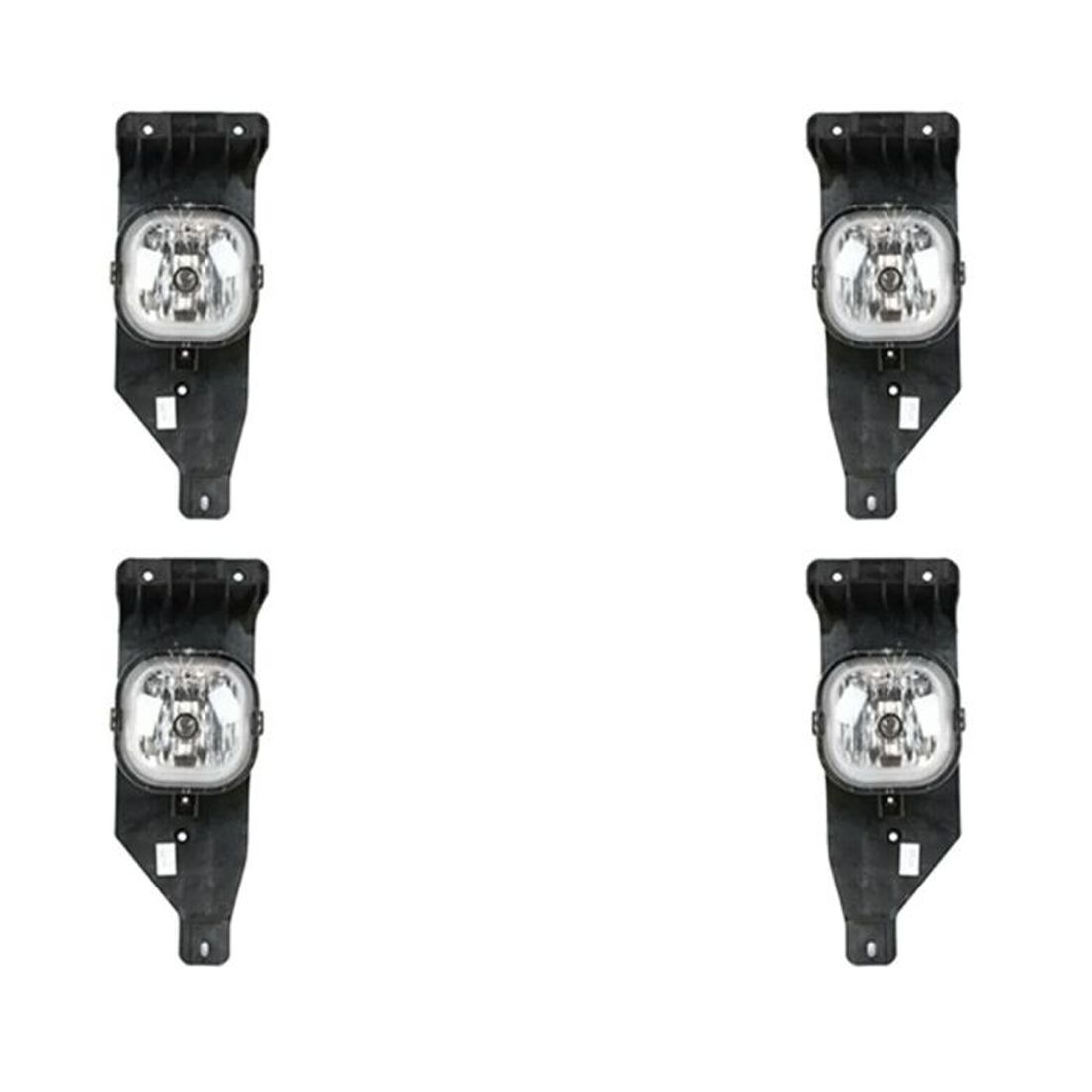 2 Sets Of - Fog Lamp Right & Left Side For Ford Excursion F-250 Super Duty F-350