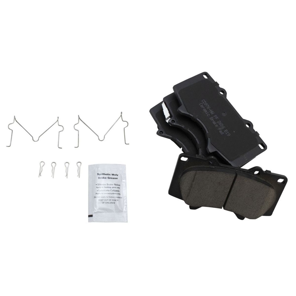 Front & Rear Ceramic Brake Pad & Rotor Kit W For 07-09 FJ Cruiser Truck SUV