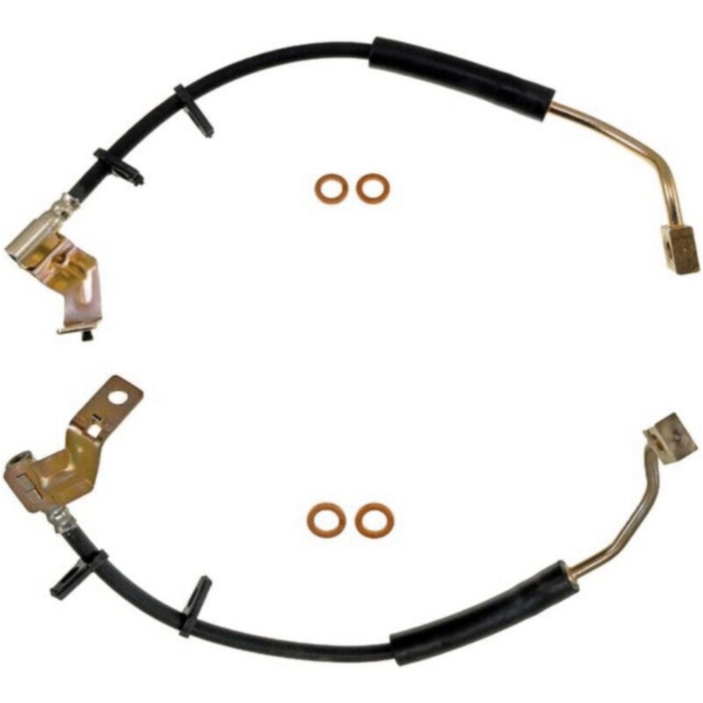 For Ford Lincoln Brake Lines Set Of 2 Front Driver & Passenger Side Pair