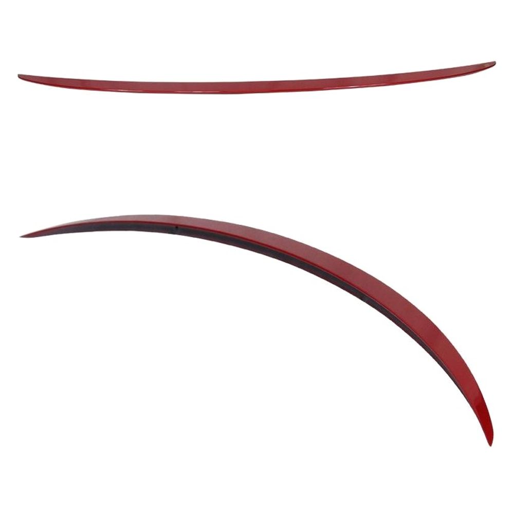 For 19-23 3 Mayor Model 3 OE Style Trunk Spoiler ABS #PPMR Sunset Red Metallic