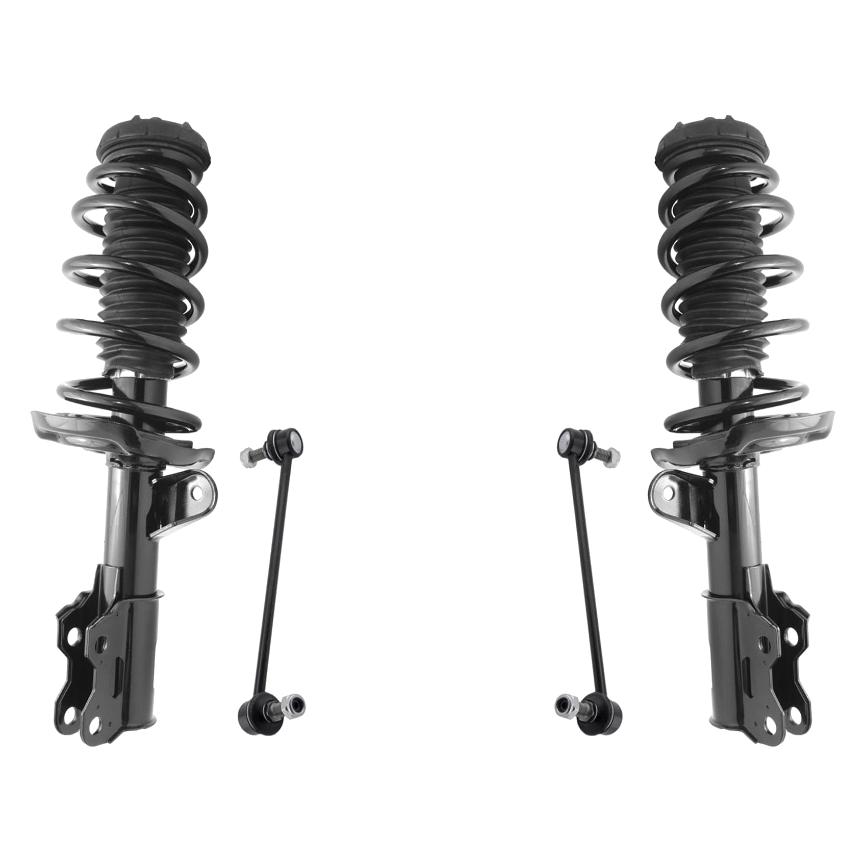Front Complete Struts & Links For 17-22 Buick Encore Preferred All Wheel Drive