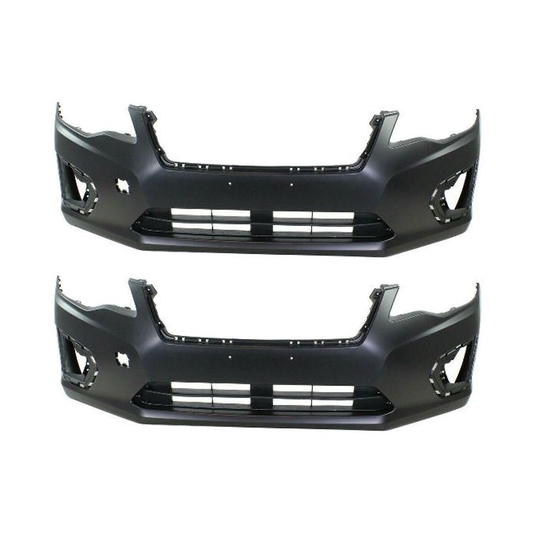2 Sets Of - Bumper Cover For 2012-2014 Subaru Impreza Front Top 57704FJ003