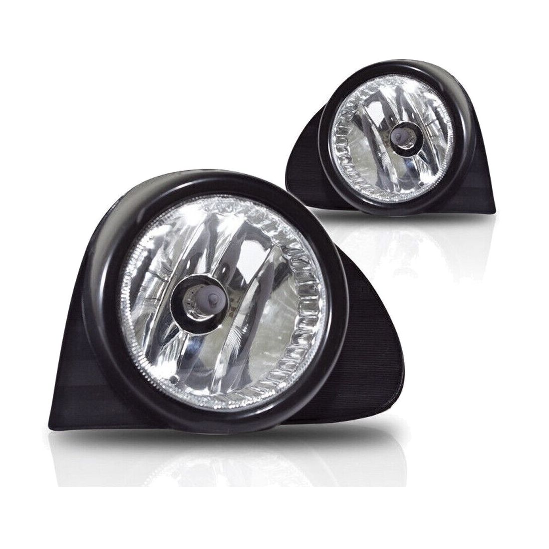 For Toyota 03-05 Echo Base Clear Lens Bumper Fog Lights Pair Lamps W/Wiring