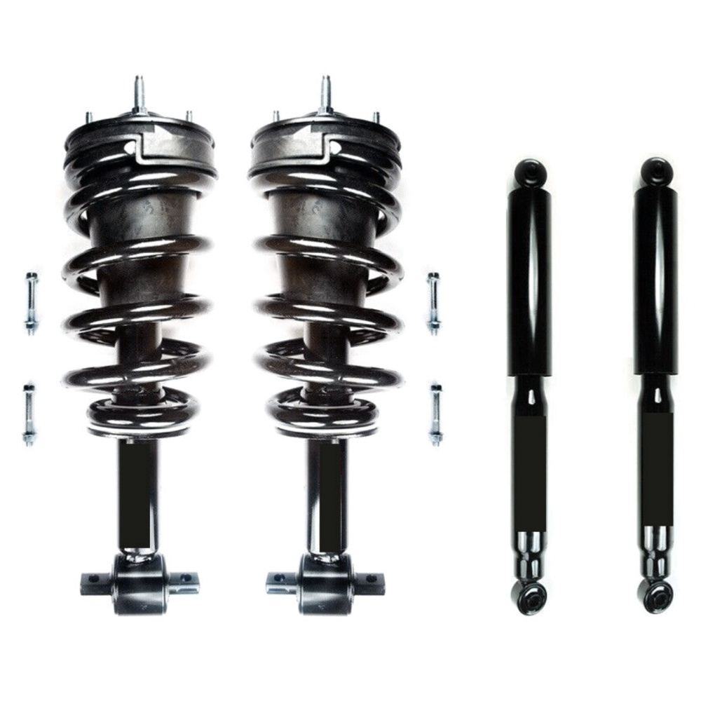 Front Struts & Coil Springs Rear Shocks Kit For Avalanche Suburban Tahoe Yukon