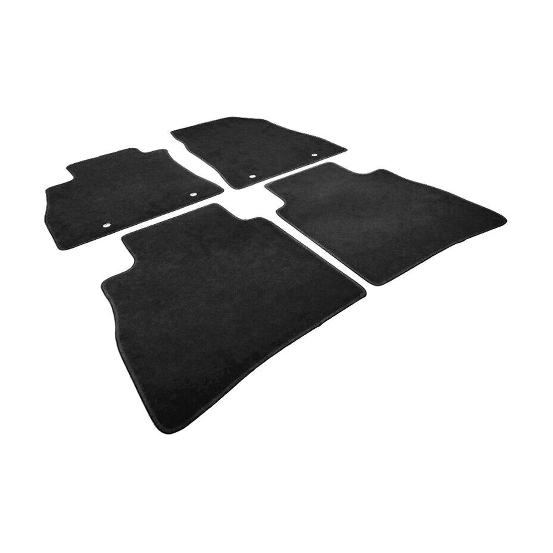 For Nissan 13-19 Sentra Advance 4PC Front Rear Floor Mats Carpets Nylon Black