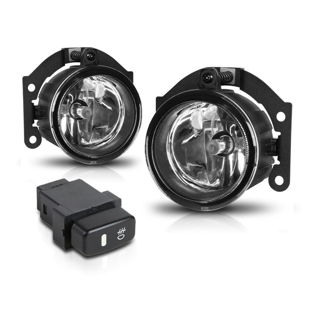 For 15 RVR ES A86536-HC871LTZLF Mit Clear] Bumper Fog Light W/Switch+Harness