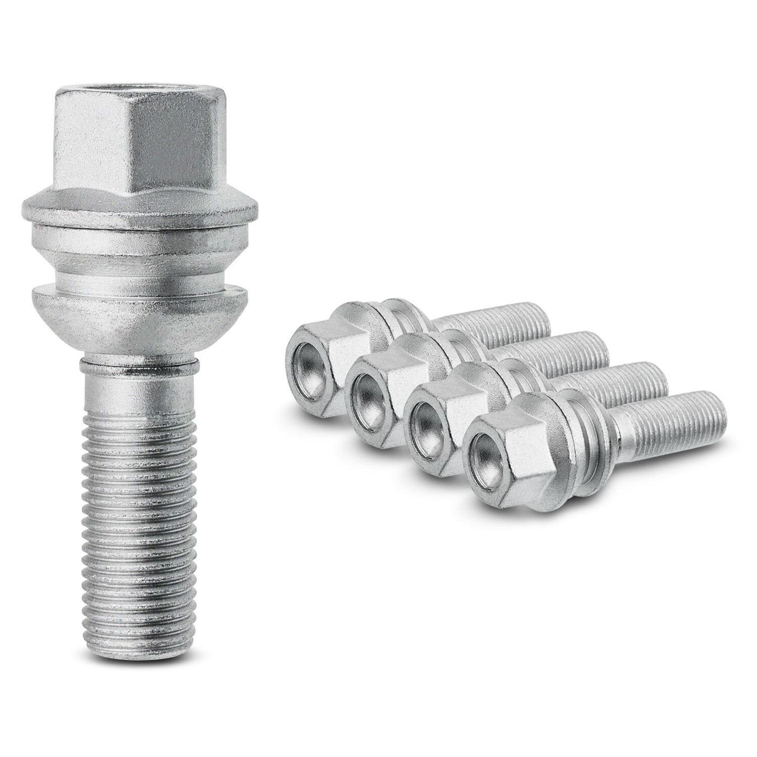 5x M14-1.5 Wheel Lug Bolt For Volkswagen Touareg 04-14 Audi Q7 Porsche Cayenne