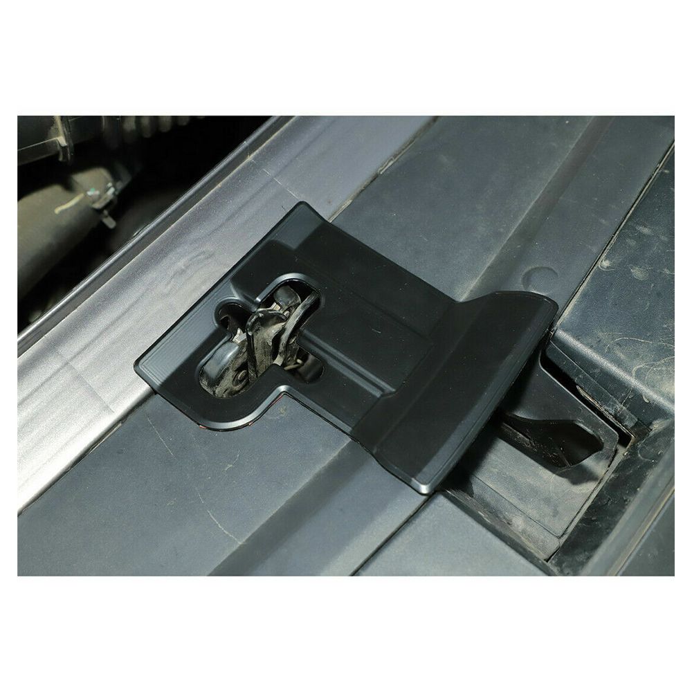 Black Hood Lock Bolt Dust-Proof Gap Protection Cover For 09-20 Challenger Coupe