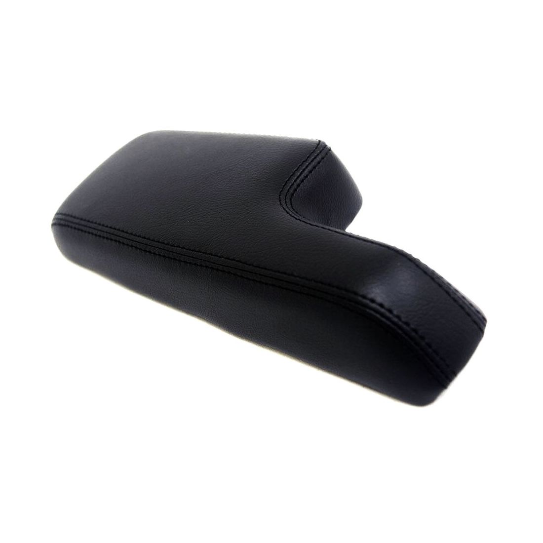 Center Console Armrest Leather Synthetic Cover For 2015-2019 Fit Hatchback Black