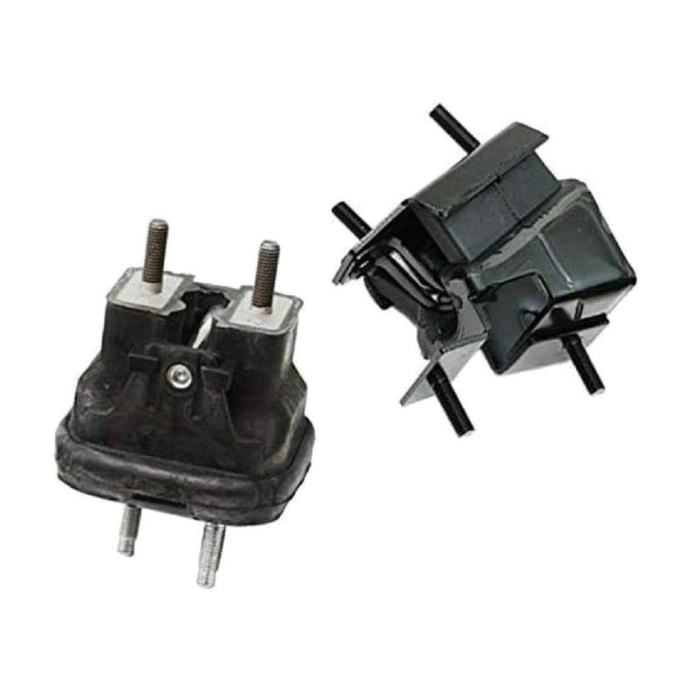 Front & Rear Motor Mount Compatible With Fits 2pcs Replaces