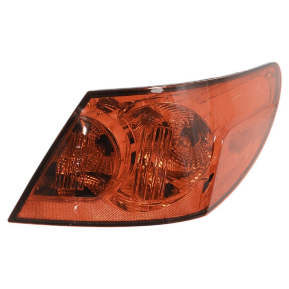 Halogen Tail Light Set For 2009-2010 Chrysler Sebring Sedan Outer W/ Bulbs 2Pcs