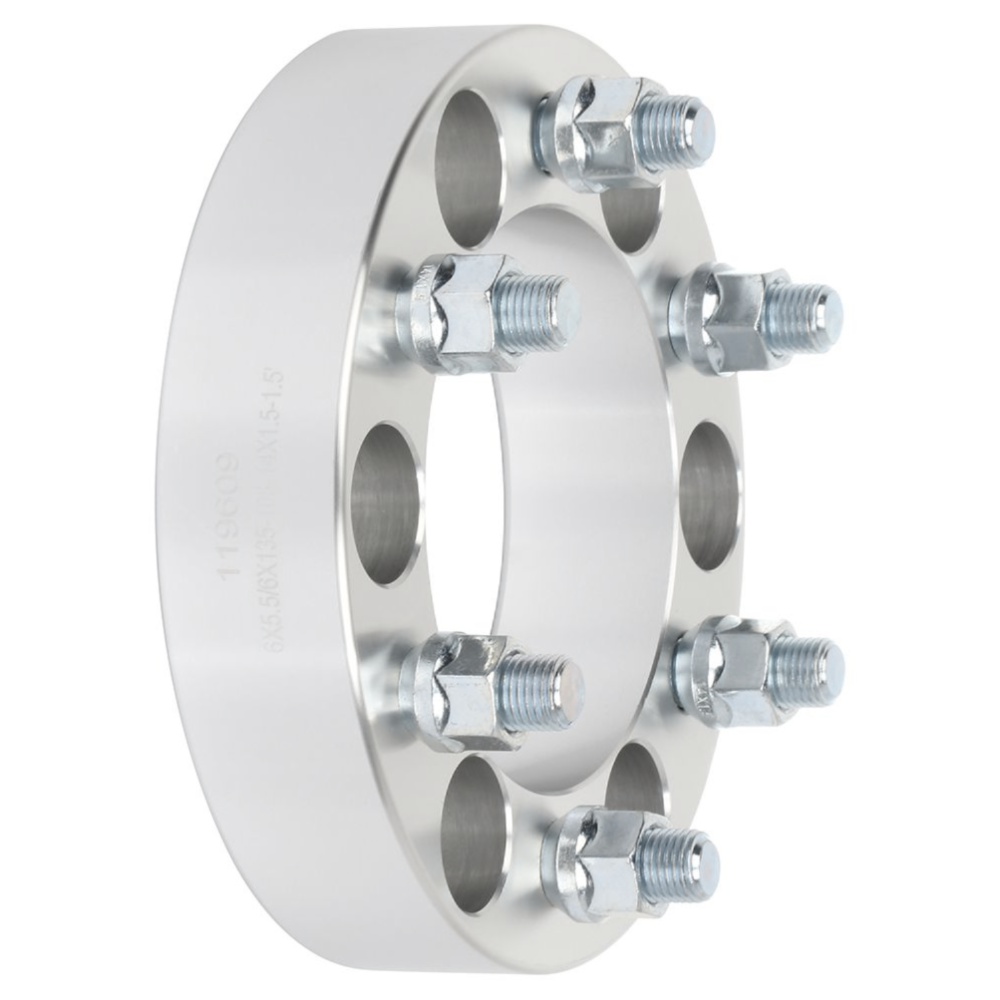 4-pcs 1.5" 6x5.5 To 6x135 14x1.5 Studs Wheel Spacers For Cadillac Chevy GMC