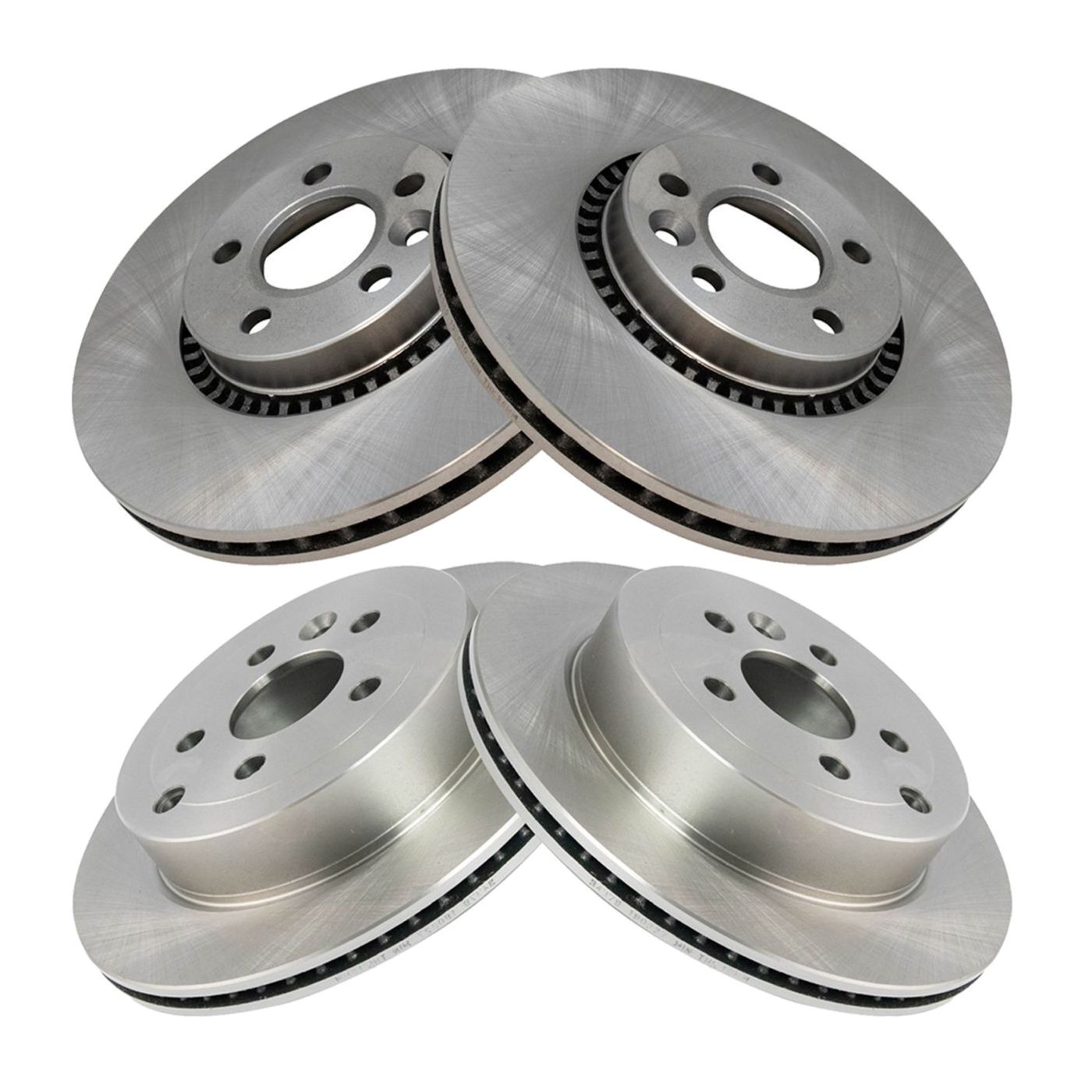 For 2011-2014 Land Rover LR2 HSE Lux Sport Utility Brake Rotor Set