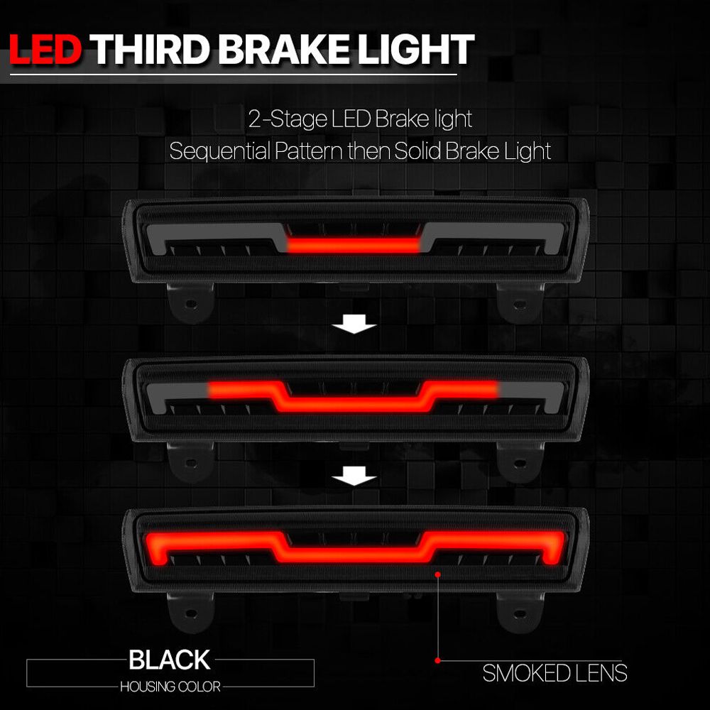 For Chevrolet 05-06 Sonora A86536-MS600LTZLB3 Led]Smoke Third 3rd Brake Light