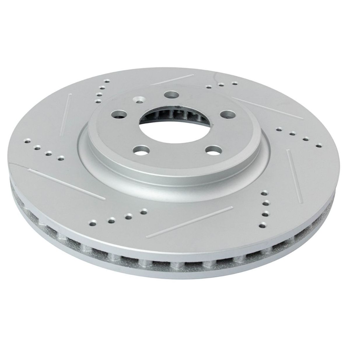 Front For 2010-2011 A4 Quattro Wagon Coated Brake Rotor & Ceramic Pad Kit W/