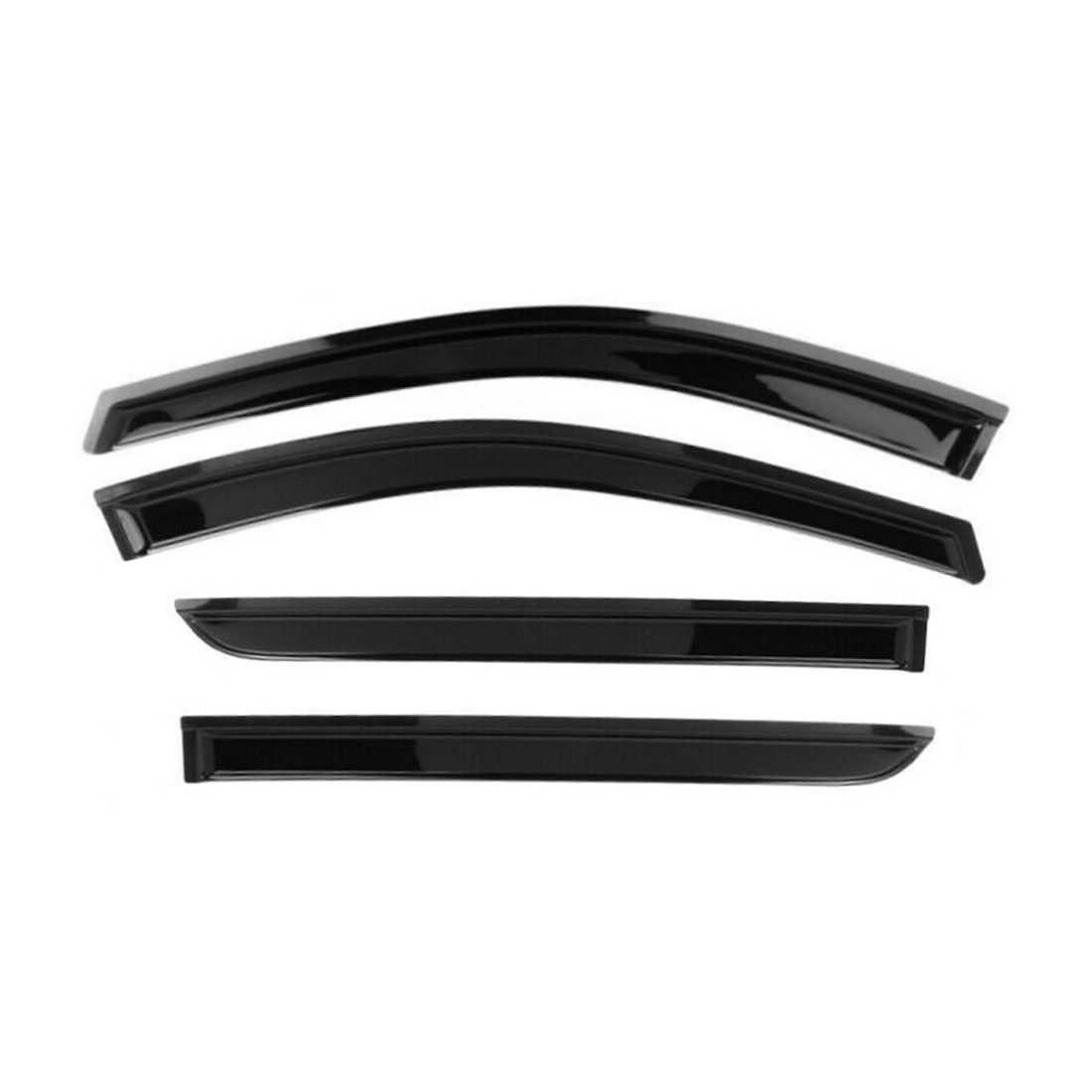 2 Sets Of - Fits 08-10 Honda Odyssey Slim Style Window Visors Acrylic Rain Guard