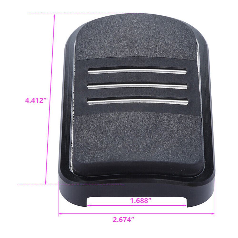 For 2016-2020 Harley-Davidson Ultra Limited Low Black Brake Pedal