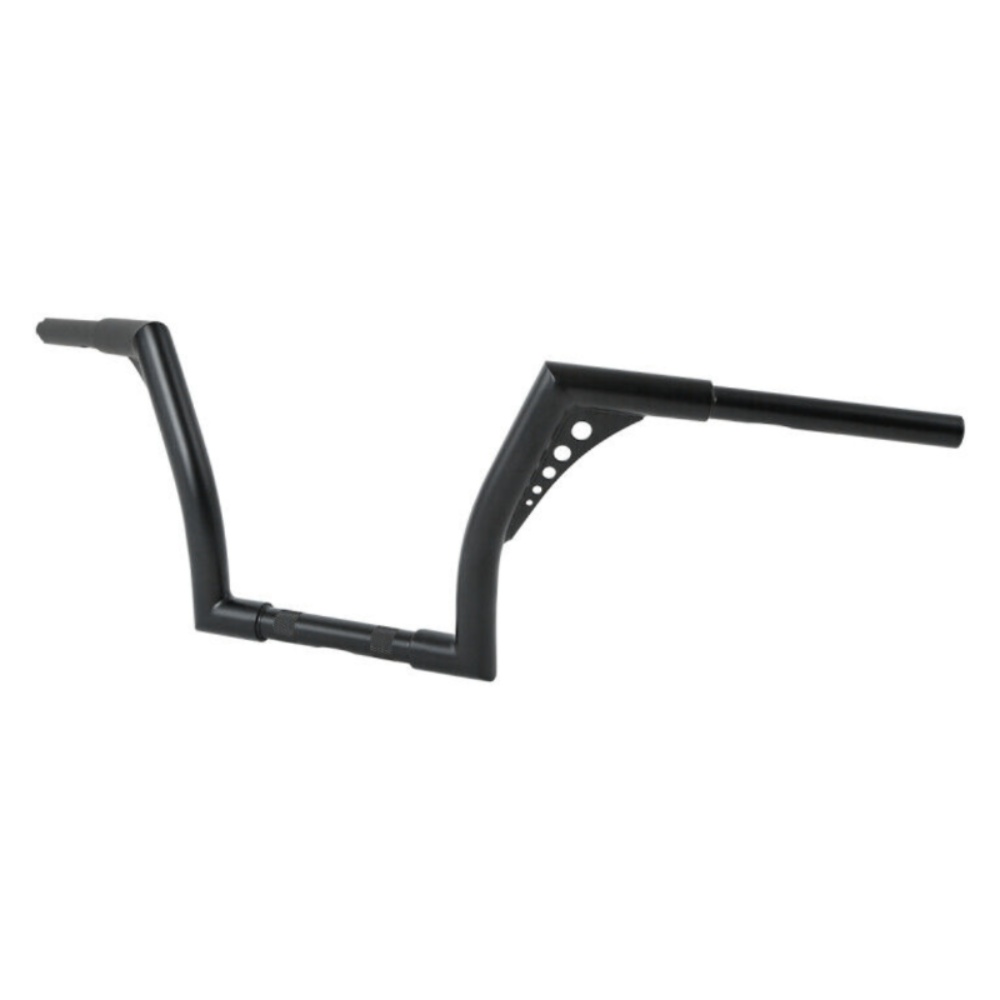10" Rise 1 1/4" Handlebar Ape Hanger Bar For 1965-2022 Harley-Davidson Black