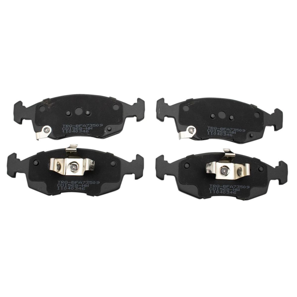 For 2012-2018 Fiat 500 Front Premium Posi Ceramic Disc Brake Pad Set