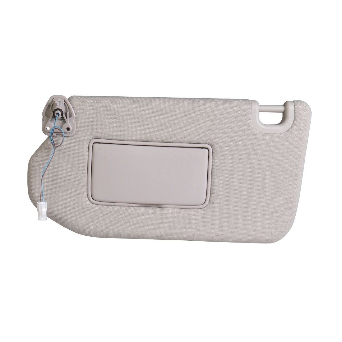 1X Driver Side Sun Visor Gray W/Mirror For Nissan Pathfinder Infiniti QX60