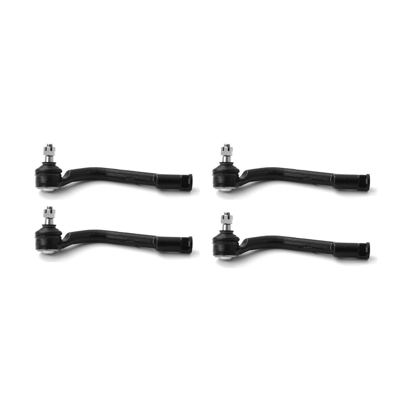 4 Sets Of - Front Left Outer Tie Rod End Fits 13-18 Hyundai Santa Fe