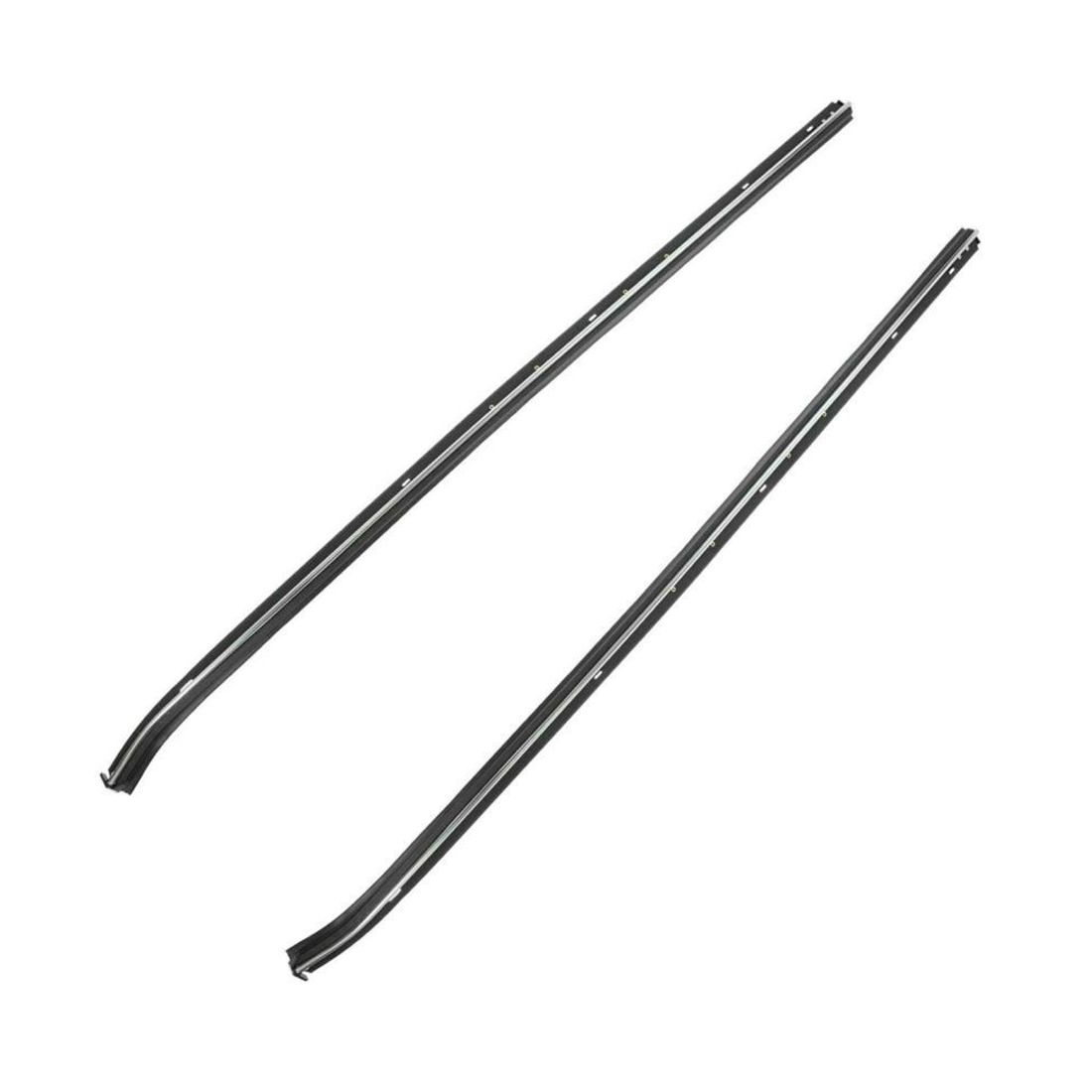 Window Sweep Weatherstrip Outer Pair For 1973-1977 Chevrolet GMC 2 Door