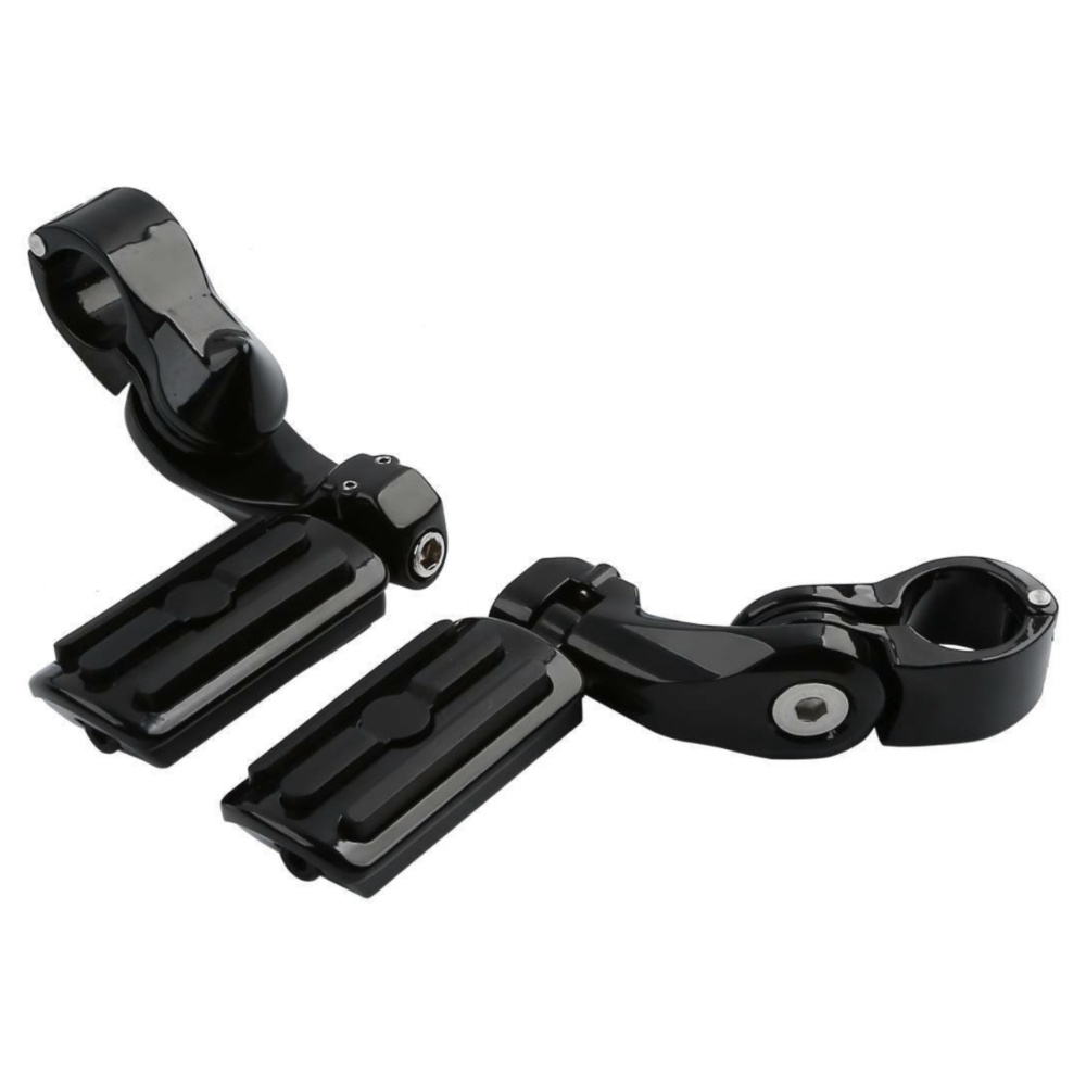 1.25" 1 1/4" Highway Foot Pegs For Harley-Davidson Honda Kawasaki Road US