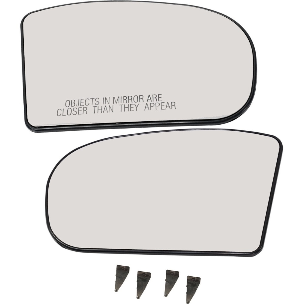 Mirror Glasses Set Of 2 Driver & Passenger Side Heated For Mercedes-Benz Pair