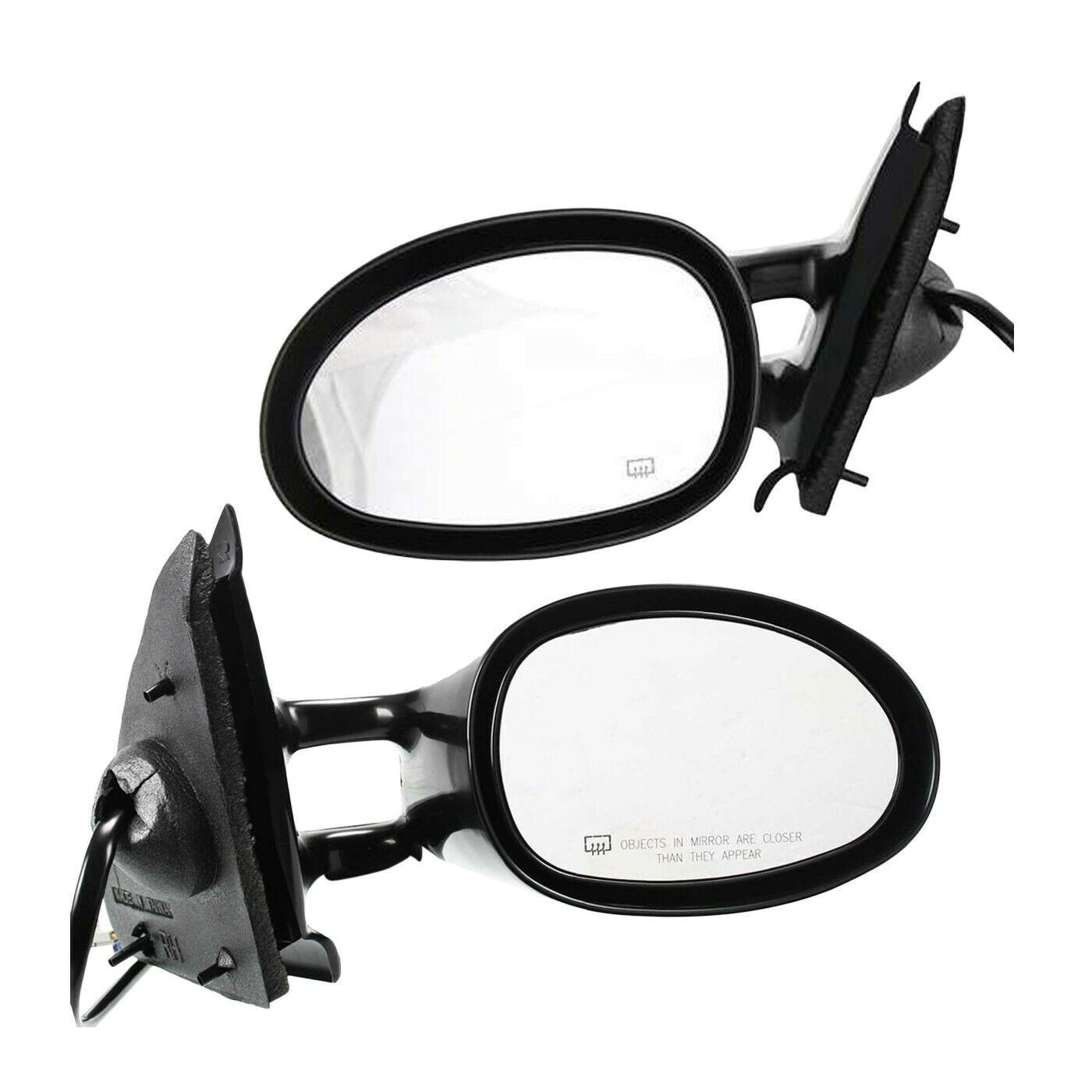 Power Mirror For Chrysler Dodge Plymouth Base ES SE Heated Paintable 2Pc